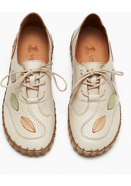 2010709 Yazlık Comfort Deri Ayakkabı Bej fiyatları