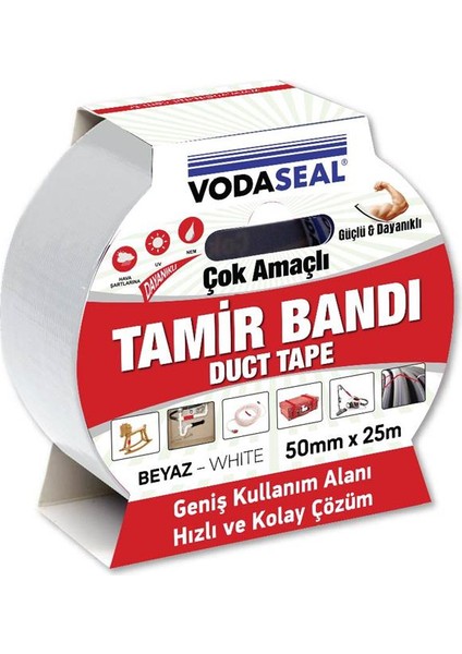 Tamir Bandı 50MM*25MT Beyaz