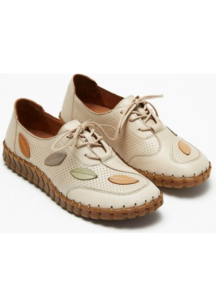 2010709 Yazlık Comfort Deri Ayakkabı Bej fırsatları
