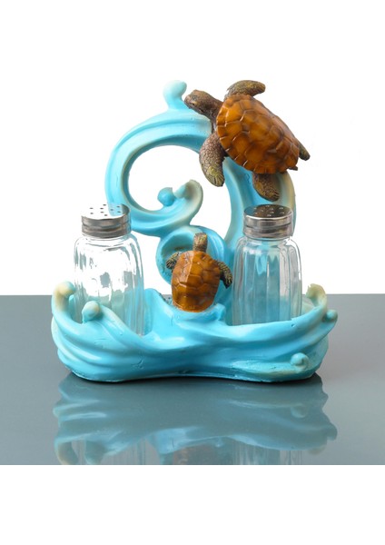 3 Boyutlu Hayvan Tasarımlı Tuzluk & Biberlik Baharat Seti Caretta Modeli fiyatları