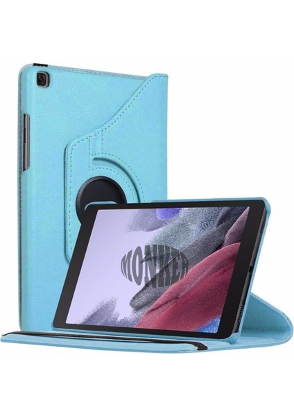 Samsung Galaxy Tab A7 Lite T220 T225 Uyumlu 8.7 Inç Turkuaz Tablet Kılıfı Dönerli Standlı Suni Deri