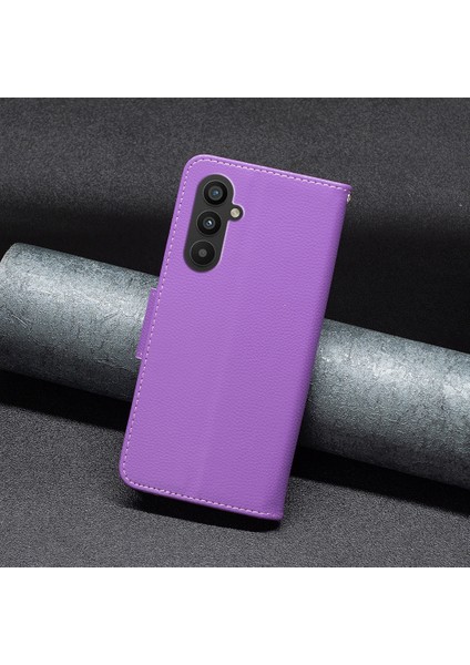 Samsung Galaxy A24 Için 4g Pu Deri Cüzdan Kapağı Litchi Dokusu Flip Stant Telefon Kasası Kayış (Yurt Dışından) indirimleri