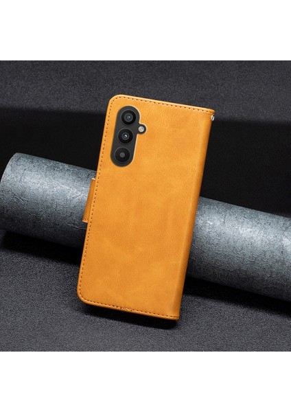 Samsung Galaxy A24 Için 4g Düz Renk Şok Geçirmez Stand Örneği Dokulu Pu Deri Cüzdan Kabuk Telefon Kapağı (Yurt Dışından) indirimleri