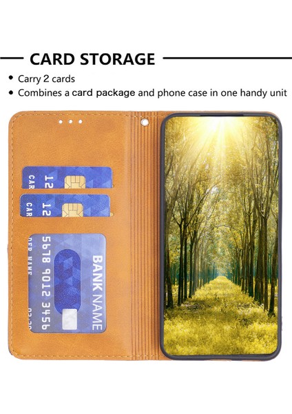 Samsung Galaxy A24 Için 4g Pu Deri Kart Tutucu Telefon Kabuğu Bir Ekleme Desenli Desen Telefon Stand Kapağı (Yurt Dışından) fırsatları