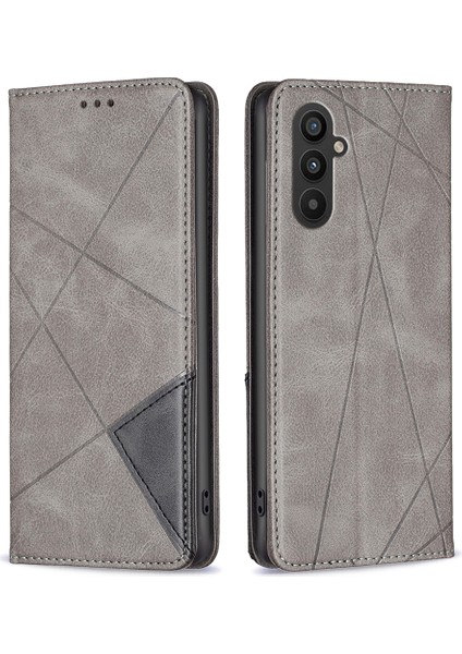 Samsung Galaxy A24 Için 4g Pu Deri Kart Tutucu Telefon Kabuğu Bir Ekleme Desenli Desen Telefon Stand Kapağı (Yurt Dışından)