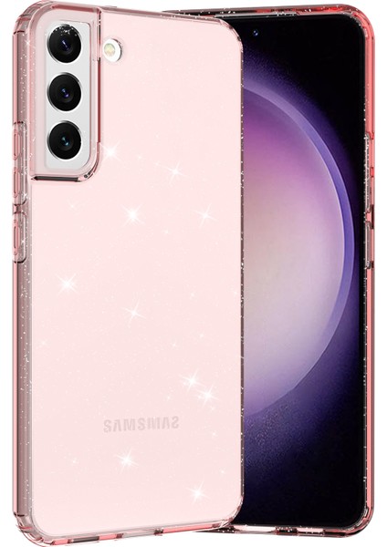 Samsung Galaxy S23 Için Artı Cep Telefonu Kapağı Kalınlaşmış Parıltılı Toz Net Tpu Telefon Kasası (Yurt Dışından)