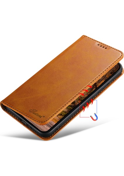 Samsung Galaxy S23 Artı Cüzdan Tasarımı Tamamen Sarılmış Otomatik Kapanış Flip Deri+Tpu Kapak Çantası (Yurt Dışından) fırsatları