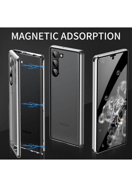 Samsung Galaxy S23 Için Plus Telefon Kapağı Peep Anti Metal Temperli Cam Telefon Kılıfı (Parmak Izi Kilidi Yok) (Yurt Dışından) fiyatları