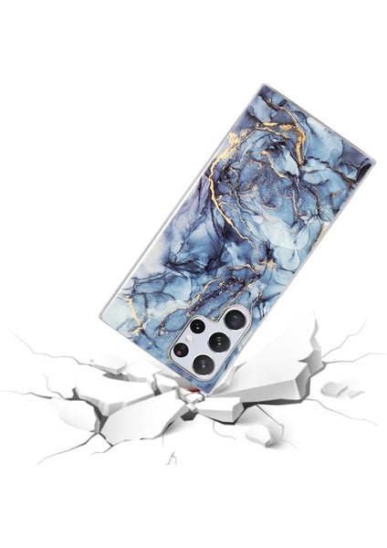 Samsung Galaxy S23 Için Ultra Imd Mermer Desen Anti-Colision Tpu Kılıfı Geri Koruyucu Telefon Kapağı (Yurt Dışından) modelleri
