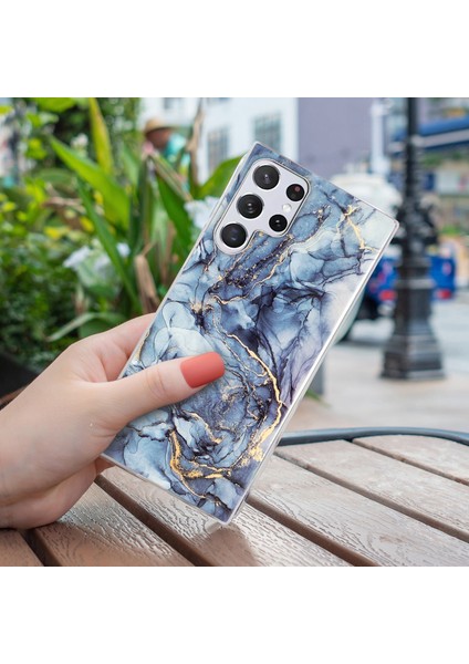 Samsung Galaxy S23 Için Ultra Imd Mermer Desen Anti-Colision Tpu Kılıfı Geri Koruyucu Telefon Kapağı (Yurt Dışından) indirimleri