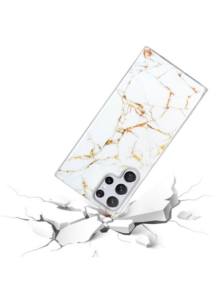 Samsung Galaxy S23 Için Ultra Imd Mermer Desen Anti-Colision Tpu Kılıfı Geri Koruyucu Telefon Kapağı (Yurt Dışından) modelleri