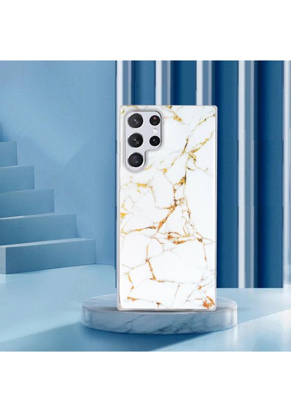 Samsung Galaxy S23 Için Ultra Imd Mermer Desen Anti-Colision Tpu Kılıfı Geri Koruyucu Telefon Kapağı (Yurt Dışından) fırsatları