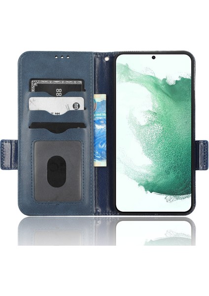 Samsung Galaxy S23 Için Plus Cep Telefon Kılıfı Baskılı Üçgen Desen Telefon Kapağı Pu Deri Cüzdan Bilek Kayışı (Yurt Dışından) fiyatları