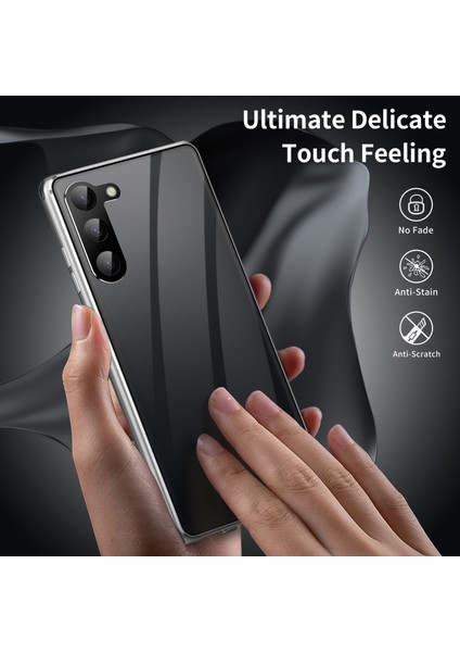 Samsung Galaxy S23 Için Plus Telefon Kapağı Peep Anti Metal Temperli Cam Telefon Kılıfı (Parmak Izi Kilidi Yok) (Yurt Dışından) indirimleri