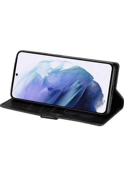 Samsung Galaxy S23 Ultra, Fermuar Cep Cüzdanı Standı Manyetik Toka Pu Deri Cep Telefonu Kapağı Için Işıltılı Telefon Kılıfı (Yurt Dışından)