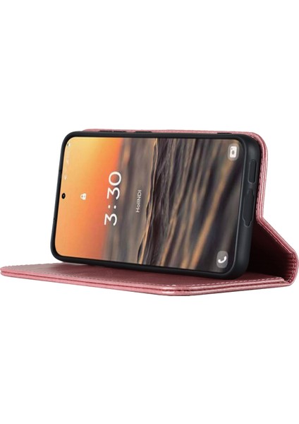 Samsung Galaxy S23 Için Artı Telefon Kapağı Buzağı Dokusu Pu Deri Standı Manyetik Emilim Anti-Cüzdan Cüzdan Telefon Kasası (Yurt Dışından) modelleri