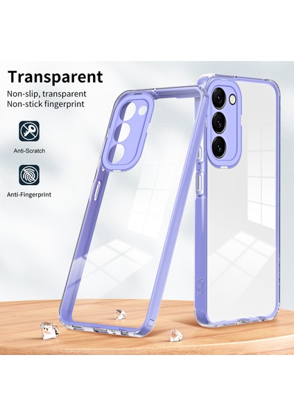 Samsung Galaxy S23 Için Plus Anti-Cratch Telefon Kasası Için 3-1 Arada Tpu Arka Plaka + Pc Çerçevesi + Pc Kamera Halkası Koruyucu Kapak (Yurt Dışından) fiyatları