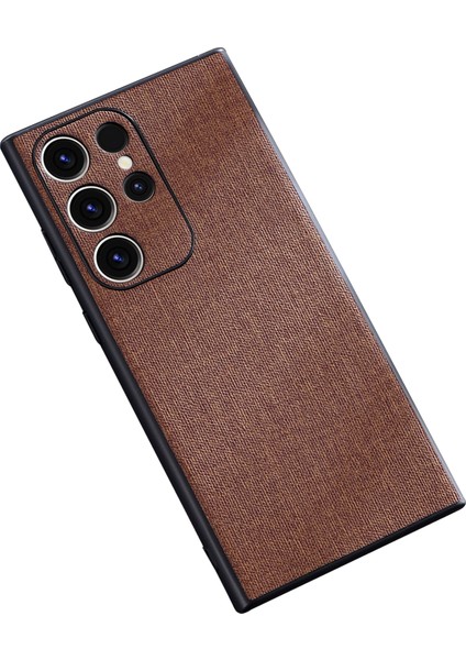Samsung Galaxy S23 Için Ultra Anti-Çizelge Anti Mobil Kılıf Kumaş Doku Tpu Telefon Kapağı (Yurt Dışından)