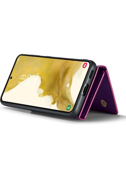 Samsung Galaxy S23 Artı Parıltılı Bling Çıkarılabilir Telefon Kapağı Kickstand Fermuar Cep Cüzdanı Şok Geçirmez Telefon Kasası (Yurt Dışından) fırsatları