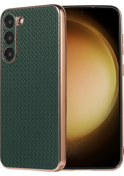 Samsung Galaxy S23 Için Nano Elektrapan Telefon Kapağı Plus Dokulu Orijinal Deri Kaplamalı Tpu Kılıfı (Yurt Dışından) fiyatları