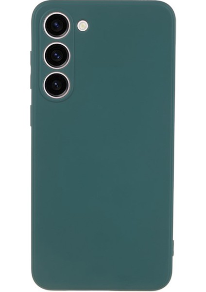 Samsung Galaxy S23 Için Artı Kauçuk Anti-Kayma Önleyici Telefon Kasası Yumuşak Tpu Fiber Astarı Telefon Kapağı (Yurt Dışından)