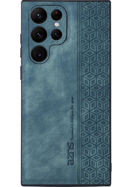 Samsung Galaxy S23 Ultra Toz Geçirmez Pu Deri+Tpu Telefon Kapağı Baskılı Desen Anti-Çizelge Cep Telefon Kılıfı (Yurt Dışından)
