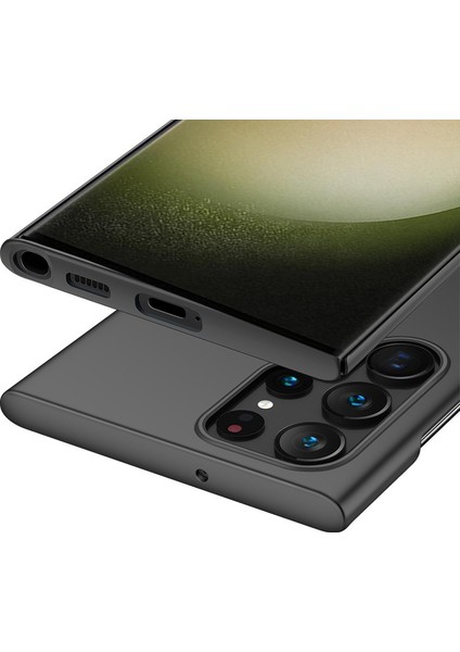 Samsung Galaxy S23 Ultra Anti-Drop Telefon Kılıfı Düz ​​renk Cep Telefonu Pc Arka Kapak (Yurt Dışından) modelleri