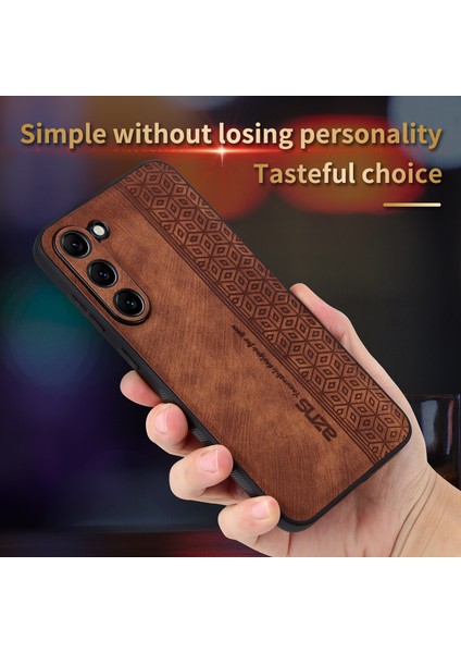 Samsung Galaxy S23 Plus Için Basılı Desen Telefon Kılıfı, Shock Pu Deri Kaplamalı Tpu Telefon Geri Kapak (Yurt Dışından) fiyatları