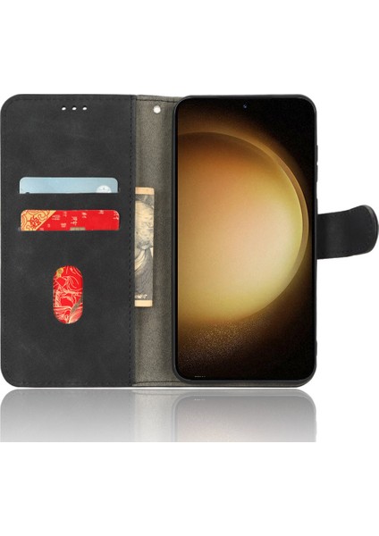 Samsung Galaxy S23 Plus Için Sonbahar Önleyici Telefon Kılıfı, Cilt Touch Duygu Pu Deri Cüzdan Stand Cep Telefonu Kapağı (Yurt Dışından) modelleri