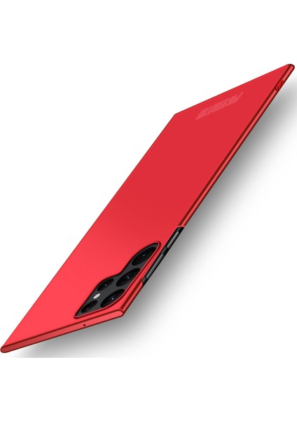 Galaxy Galaxy S23 Ultra Telefon Kılıfı Matte Pc Arka Kapak Manyetik Halka Tutucu (Yurt Dışından)