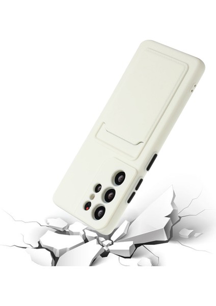 Samsung Galaxy S23 Ultra, Esnek Tpu Koruyucu Telefon Kapağı Kart Tutucu ile Anti-Drop Telefon Kılıfı (Yurt Dışından) modelleri
