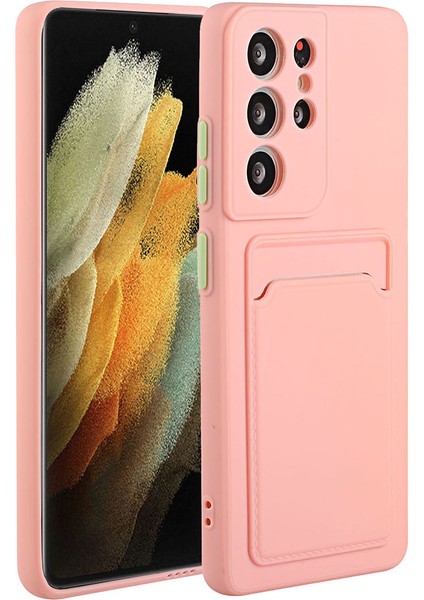 Samsung Galaxy S23 Ultra, Esnek Tpu Koruyucu Telefon Kapağı Kart Tutucu ile Anti-Drop Telefon Kılıfı (Yurt Dışından)