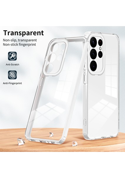 Samsung Galaxy S23 Ultra 3'ü 1 Arada Telefon Kapağı Anti Drop Tpu Back Plaka + Pc Kamera Yüzük Telefon Hibrit Kılıf (Yurt Dışından) indirimleri