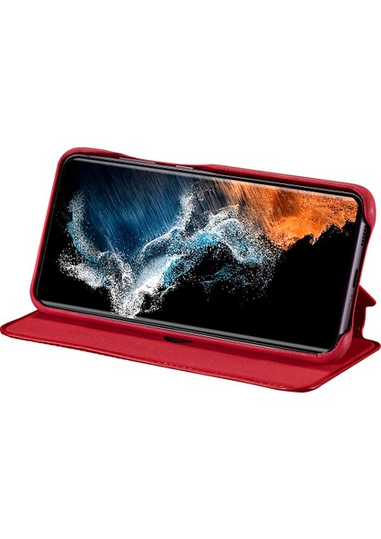 Samsung Galaxy S23 Artı Pu Deri Stand Telefon Kılıfı Kart Yuvası ile Çizelge Anti Cep Telefonu Kapağı (Yurt Dışından) fiyatları