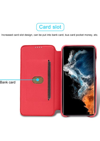 Samsung Galaxy S23 Artı Pu Deri Stand Telefon Kılıfı Kart Yuvası ile Çizelge Anti Cep Telefonu Kapağı (Yurt Dışından) modelleri