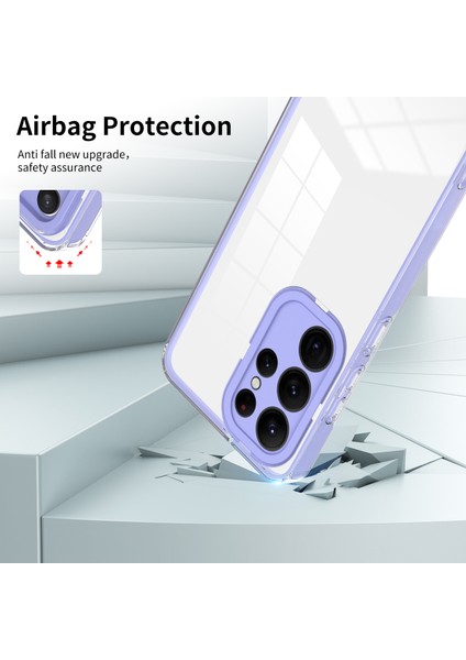 Samsung Galaxy S23 Ultra 3'ü 1 Arada Telefon Kapağı Anti Drop Tpu Back Plaka + Pc Kamera Yüzük Telefon Hibrit Kılıf (Yurt Dışından) fırsatları