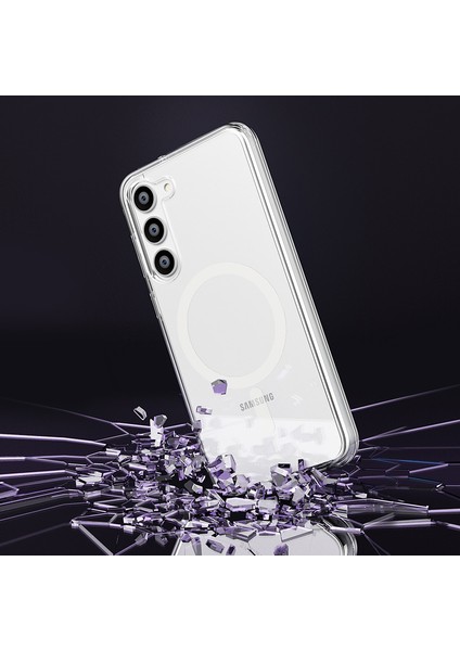 Samsung Galaxy S23 Için Manyetik Kasa, Sert Pc Yumuşak Tpu Glitter Telefon Kapağı (Yurt Dışından) fırsatları