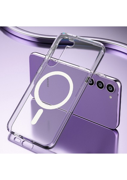Samsung Galaxy S23 Için Manyetik Kasa, Sert Pc Yumuşak Tpu Koruyucu Telefon Kapağı (Yurt Dışından) modelleri