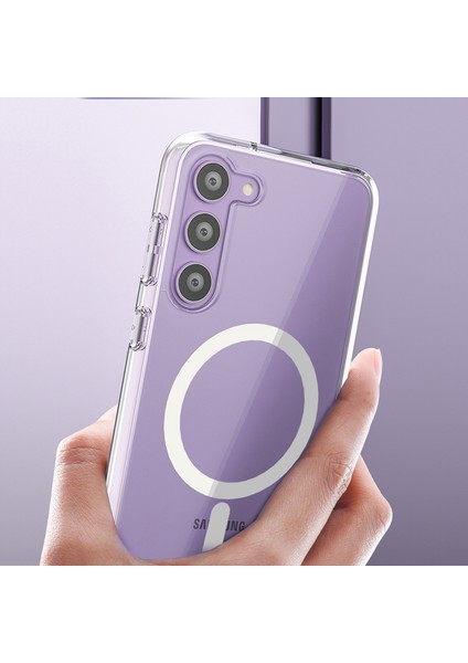 Samsung Galaxy S23 Için Manyetik Kasa, Sert Pc Yumuşak Tpu Koruyucu Telefon Kapağı (Yurt Dışından) fırsatları
