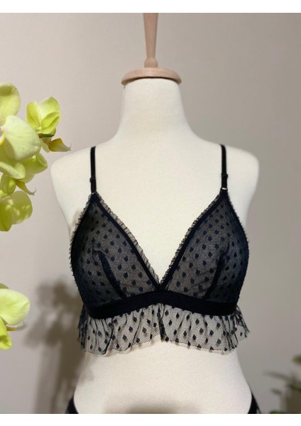 Mj Butik Roxanne Tül Bralette Takım