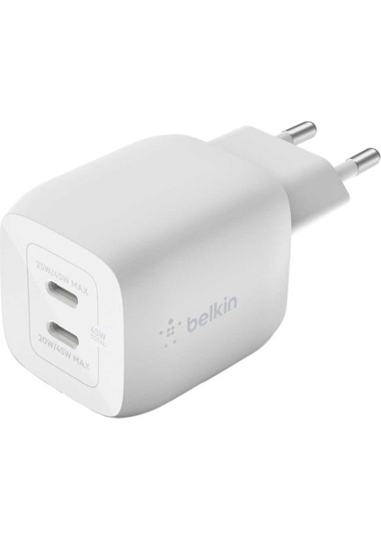 Çift Usb-C 45W Şarj Cihazı WCH011VFWH