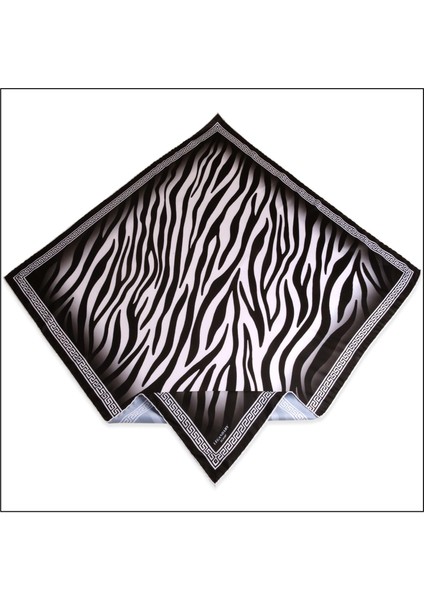 Legandary Scarf Siyah Beyaz Desenli Eşarp fırsatları
