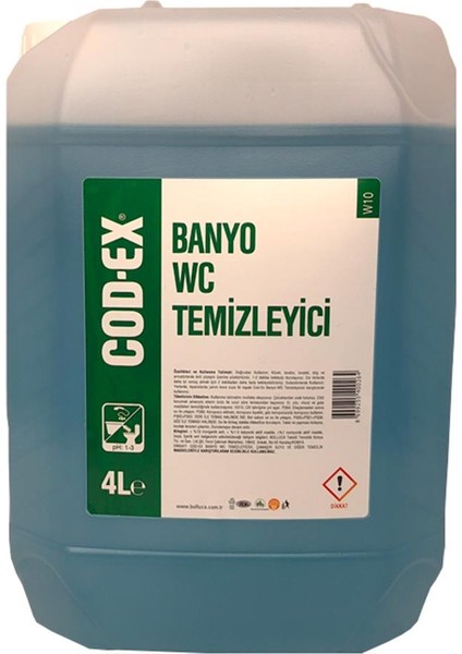 Banyo - Wc Temizleyici 4 Litre