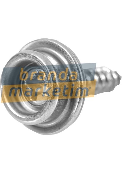 Tekne Brandası Çıtçıt Vidası 16 Mm- 10 Adet