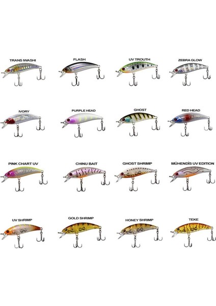 Baby Minnow Sinking 5cm 4.5gr Lrf Maket Balık