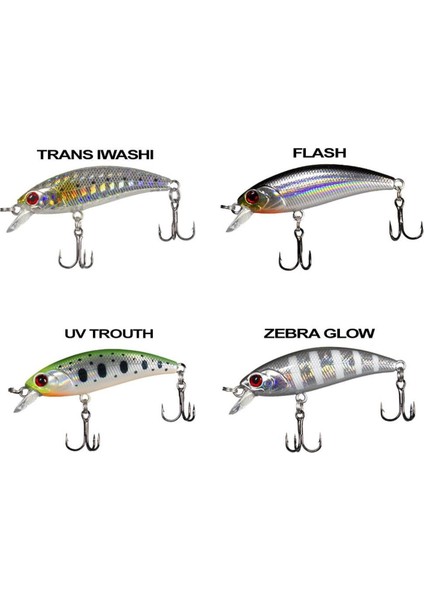 Baby Minnow Sinking 5cm 4.5gr Lrf Maket Balık modelleri