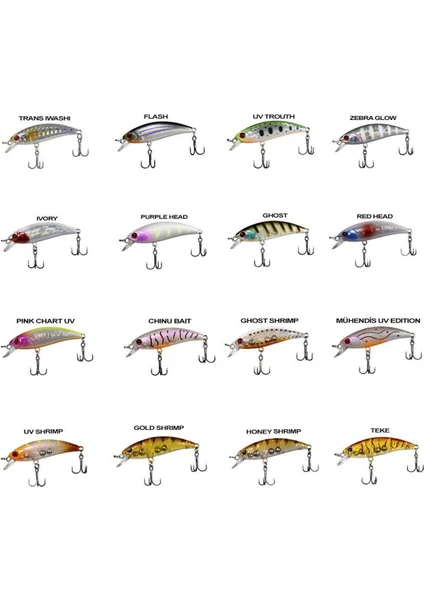 Baby Minnow Sinking 5cm 4.5gr Lrf Maket  Balık