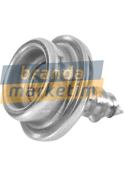 Tekne Brandası Çıtçıt Vidası 10 mm - 10 Adet