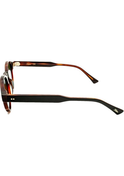 Nero C1 46 Unisex Oval Kırçıllı Kahverengi Kemik Kemik Güneş Gözlüğü fırsatları