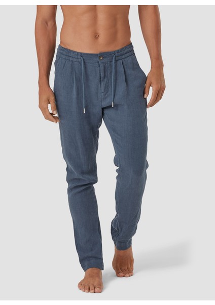 Bağlamalı Bel Normal Paça Standart Lacivert Erkek Pantolon Mr Rog Pants